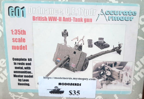 Accurate Armour  1/35 17pdr QF AT Gun