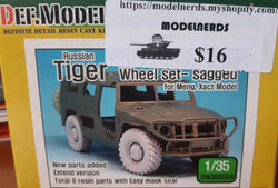 DEF Model 1/35 Tiger-M Resin Wheel Set (Sagged)