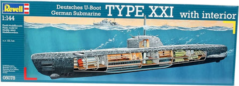 Revell 1/144 Type XXI Uboat U-2540