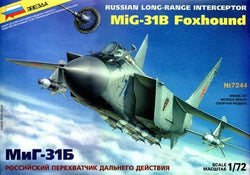Zvezda 1/72 Mikoyan MiG-31B Foxhound