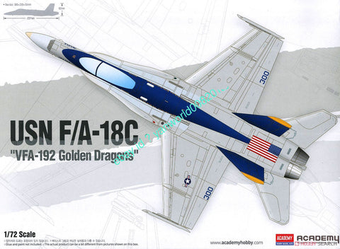 Academy 1/72 F/A-18C Hornet VFA-192 Golden Dragons