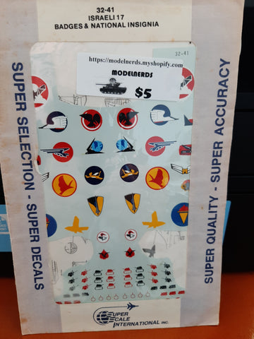 SuperScale 1/32 Israeli Badges (Part Sheet)