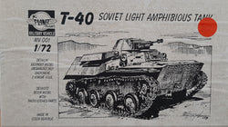 Planet Models 1/72 T-40 Soviet Light Amphibious Tank