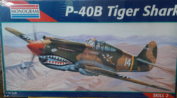 Monogram 1/48 Curtiss P-40B Tiger Shark