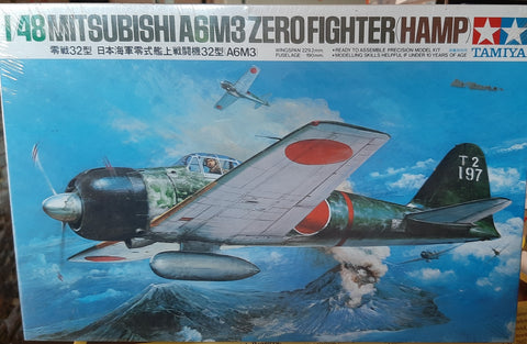 Tamiya 1/48 Mitsubishi A6M3 Zero (Hamp)