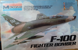 Monogram 1/48 NA F-100D Supe Sabre Fighter Bomber