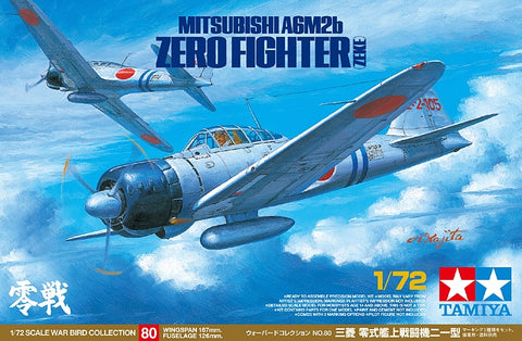Tamiya 1/72 Mitsubishi A6M2b Zero Fighter
