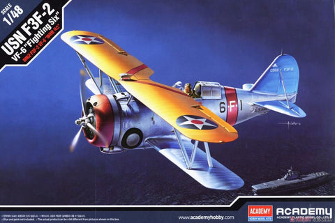 Academy 1/48 Grumman F3F-2 VF-6 "Fighting Six"