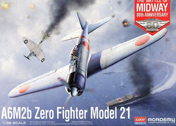 Academy 1/48 Mitsubishi A6M2b Zero Fighter Model 21 "Midway"