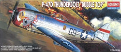Academy 1/72 Republic P-47D Thunderbolt Bubbletop