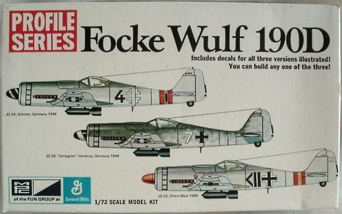 MPC/Airfix 1/72 Focke Wulf Fw-190D-9 (Double Kit)