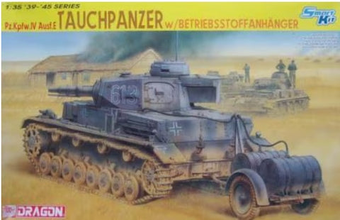 Dragon 1/35 Pz.Kpfw.IV Ausf E TauchPanzer w/Betriebsstoffanhanger