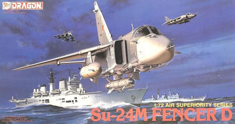 Dragon 1/72 Su-24 FENCER D + Extras