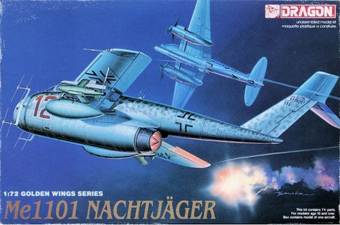 Dragon 1/72 Messerschmitt Me-1101 Nachtjager