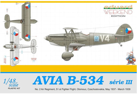 Eduard 1/48 AVIA B.534 Series III WE