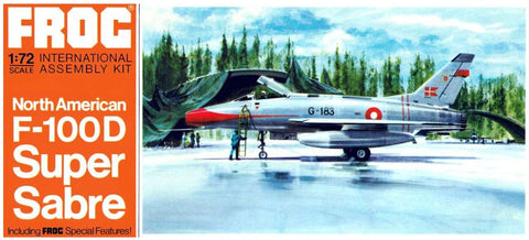 Frog 1/72 NA F-100D Super Sabre