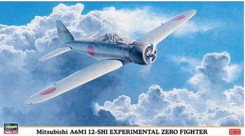 Hasegawa 1/48 Mitsubishi A6M1 12-Shi Experimental Zero Fighter