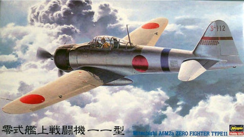 Hasegawa 1/48 Mitsubishi A6M2a Model 11 Zero