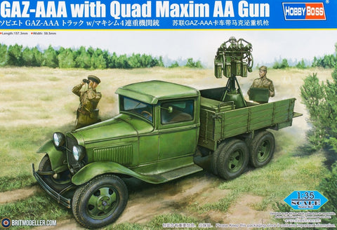 Hobbyboss 1/35 GAZ-AAA w/Quad Maxim Gun