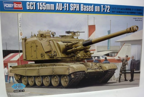 Hobbyboss 1/35 GCT 155mm AU-F1  SPH (T-72 Chassis)