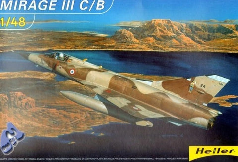 Heller 1/48 Dassault Mirage IIIC/B