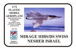 High Planes 1/72 Mirage IIIBS/DS Swiss/Nesher/Israel