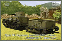 IBG 1/72 TYPE 94 Japanese Tankette w/Trailer