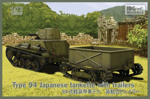 IBG 1/72 TYPE 94 Japanese Tankette w/Trailer