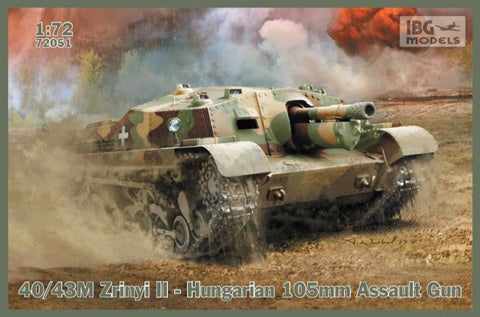 IBG 1/72 40/43M Zrirnyi II -  Hungarian 105mm Assault Gun