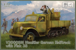 IBG 1/72 V3000S/SSM Maultier German Halftrack w/FlaK 38