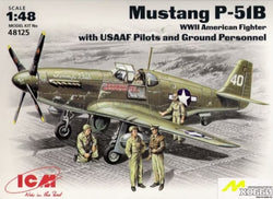 ICM 1/48 NA P-51B Mustang + USAAF Ground Crew