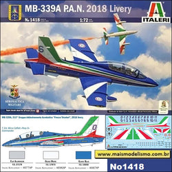 ITALERI  1/72 MB-339A PAN  2018 Livery