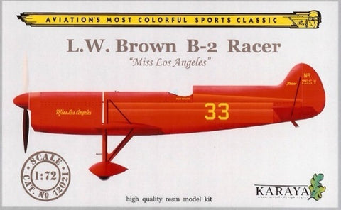 Karaya 1/72 L.W. Brown B-2 Racer