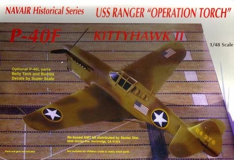 NAVAIR/AMT 1/48 Curtiss P-40F Warhawk "Op Torch"