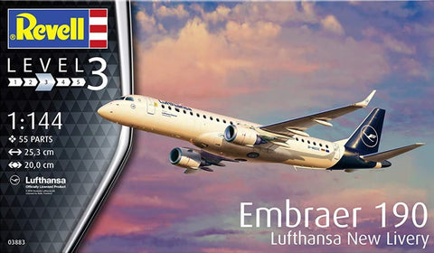 Revell 1/144 Embraer 190 Lufthansa New Livery