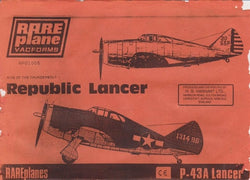 Rare Plane 1/72 Republic P-43A Lancer