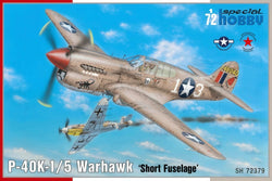Special Hobby 1/72 Curtiss P-40K-1/5 Warhawk "Short Fuselage"
