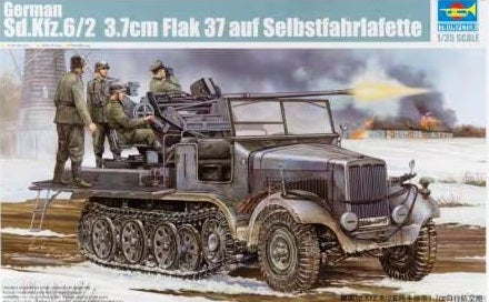 Trumpeter 1/35 German Sd.Kfz. 6/2 3.7cm Flak 37