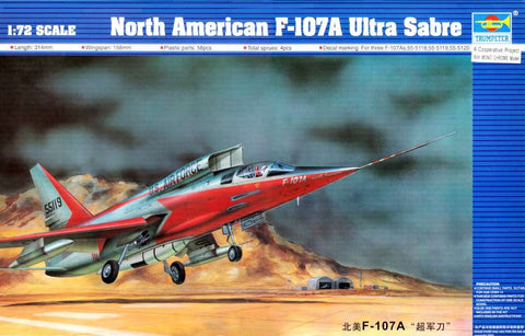 Trumpeter 1/72 NA F-107A Ultra Sabre