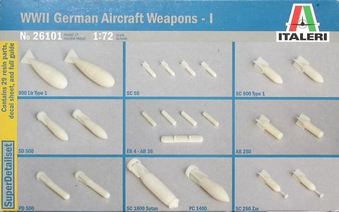 ITALERI 1/72 German WW2 Weapons Set 1 (Resin)