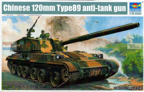 Trumpeter 1/35 Chinese 120mmType 89 AT-Gun (+ Metal Barrel)