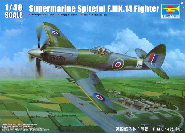 Trumpeter 1/48 Supermarine Spiteful F.Mk.14 Fighter