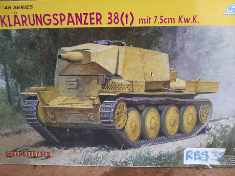 Dragon 1/35 Aufklarungspanzer 38(t) mit 7.5ck KwK