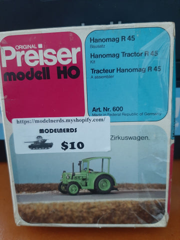 Preiser 1/87 Hanomag Tractor R45