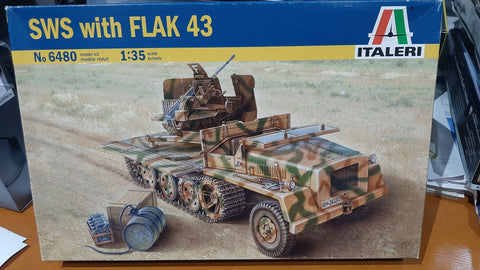 Italeri 1/35 SWS with FlaK 43