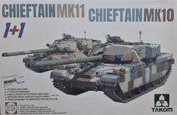 Takom 1/72 Chieftan Mk.10/Mk.11 1+1 Kit