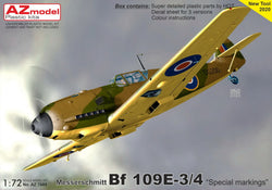 AZ Models 1/72 Messerschmitt Bf-109E-3/4 "Special Markings Pt II"