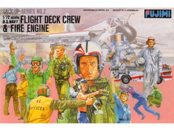 Fujimi 1/72 US Navy Deck Crew and Fire Engine Set [1]