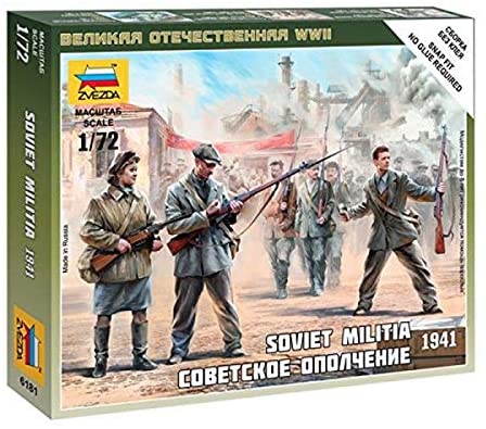 ZVEZDA 1/72 Soviet Militia 1941